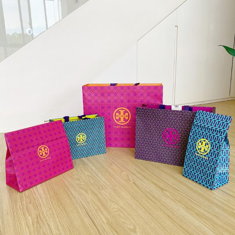 Authentic TORY BURCH Paper Bag and Gift Bag with Velcro
