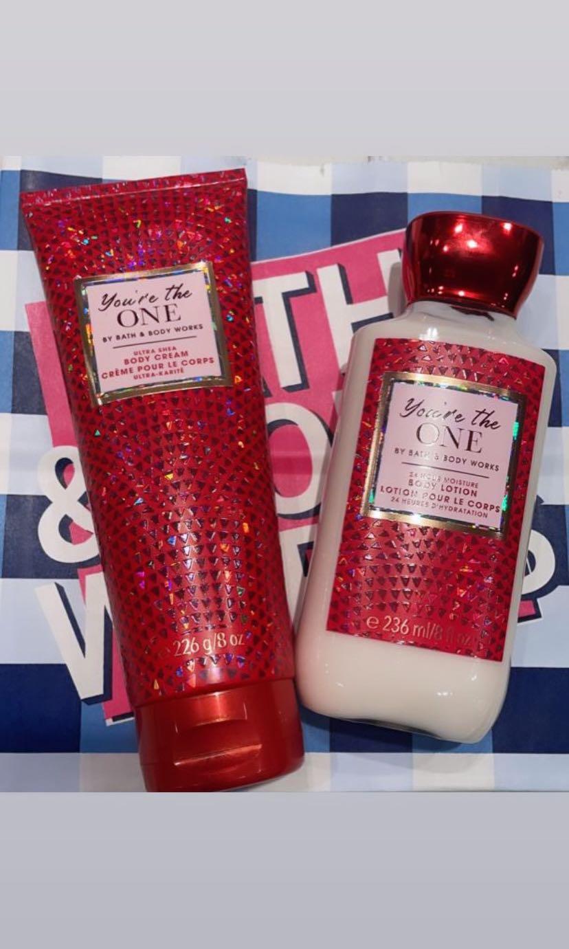 Bath And Body Works You Are The One Body Cream Body Lotion 236 Ml Beauty And Personal Care