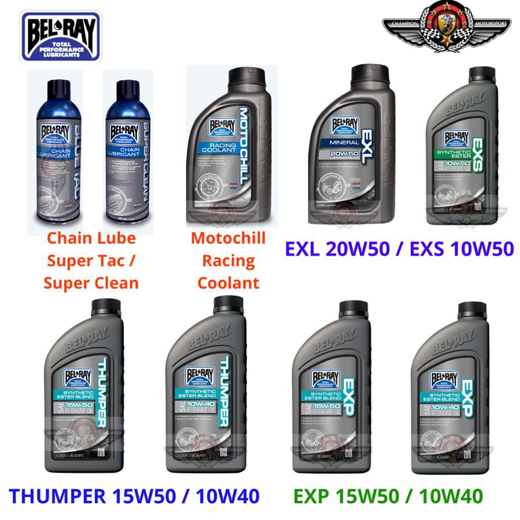 BelRay Engine Oil/ Chain Lube/ Coolant, Motorcycles, Motorcycle