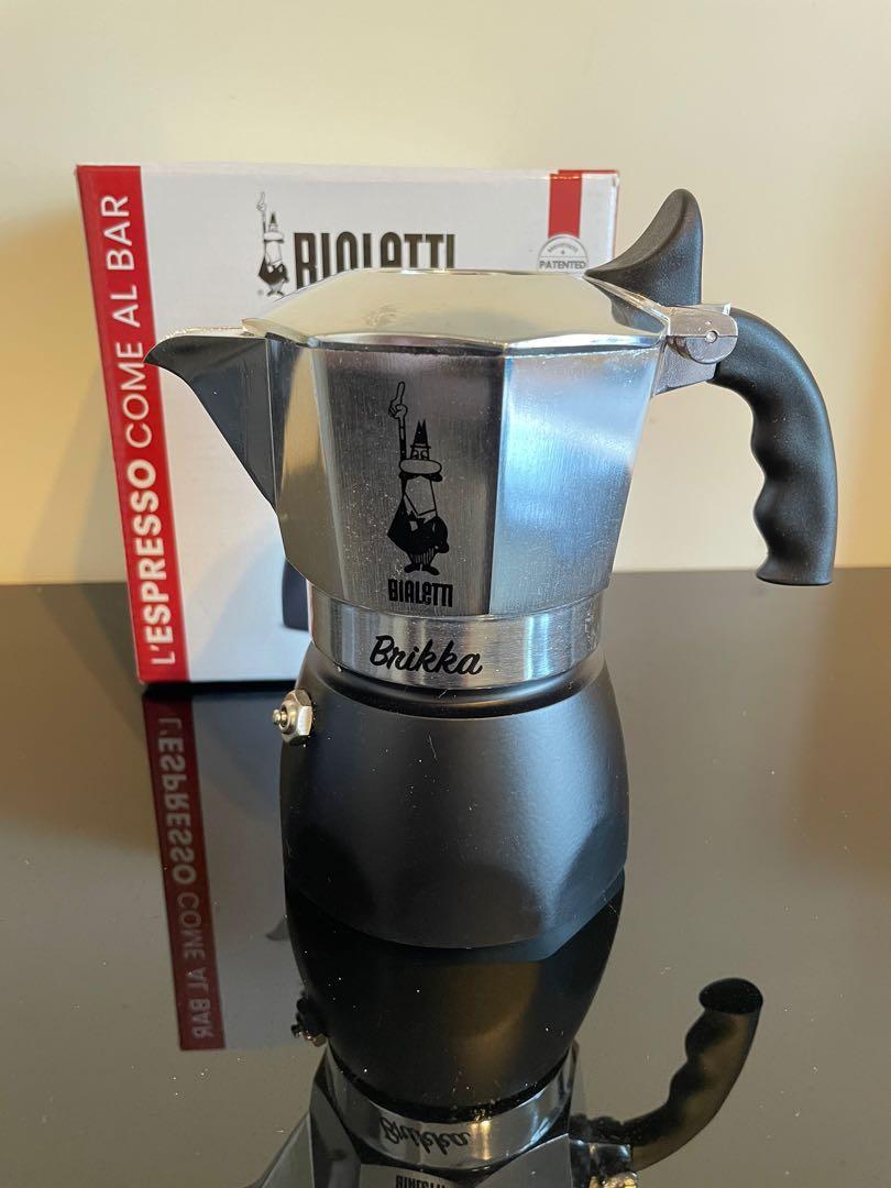 Bialetti Brikka 新版（現貨免訂，意大利製）加壓摩卡壺 爐面濃縮咖啡壺 兩杯裝 Bialetti Brikka stovetop
