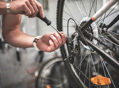 road bike servicing