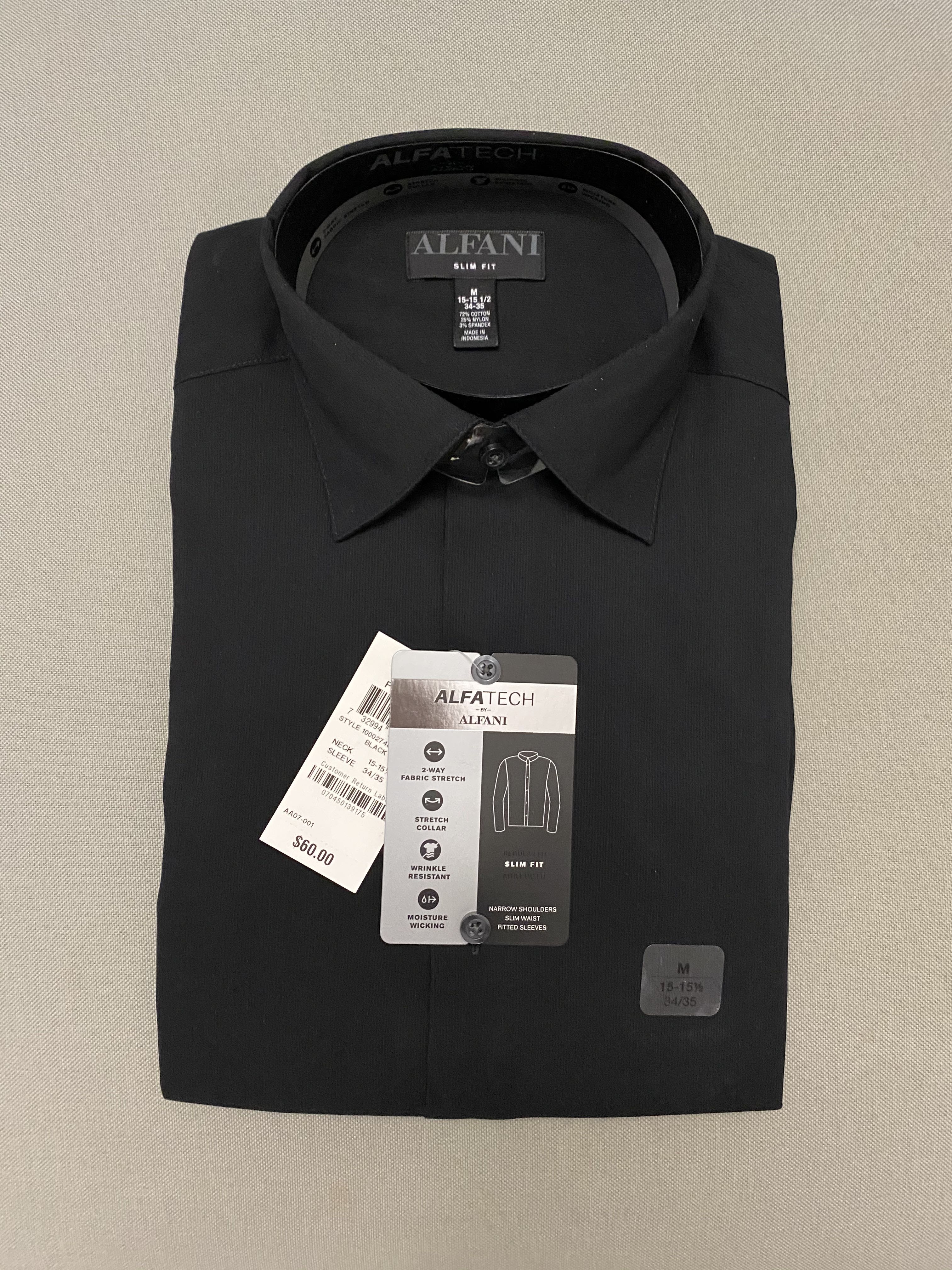 BNWT Alfani Men Alfatech Slim Fit Long 