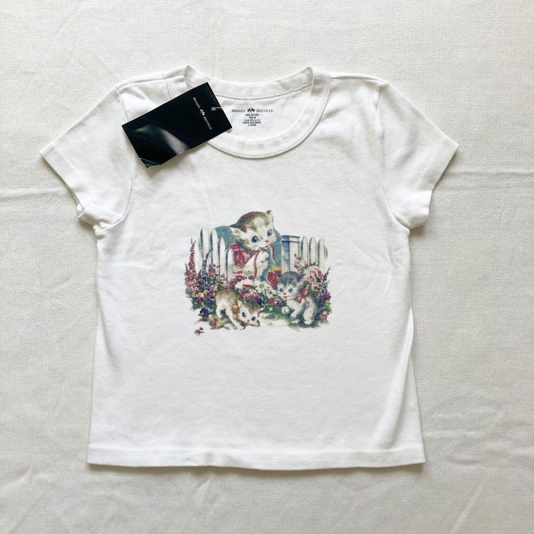 Brandy Melville Ashlyn Kittens Top Women S Fashion Tops Others Tops On Carousell