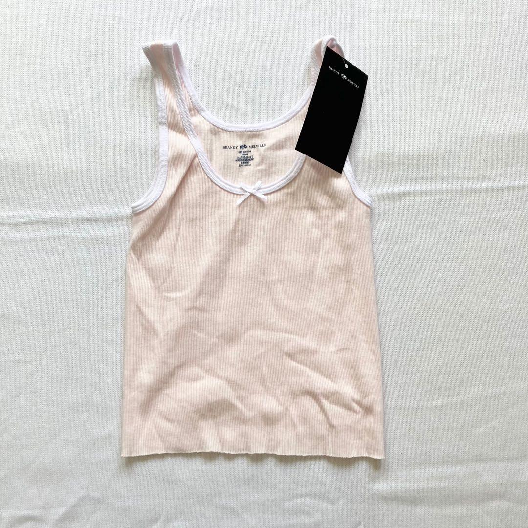 Brandy Melville Sheena Bow Tank, Women's Fashion, Tops, Others Tops on  Carousell