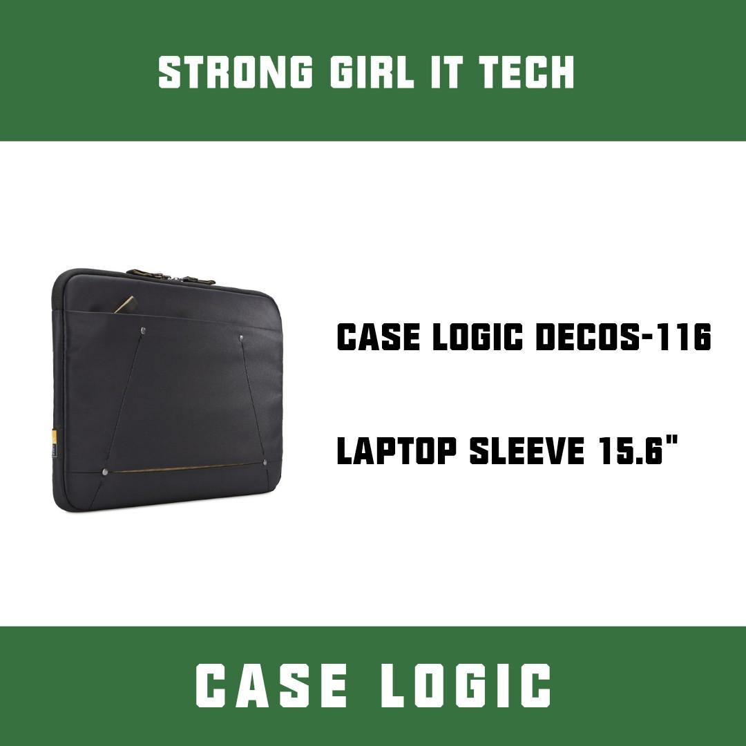 Case Logic Laptop Sleeve 15 Decos116 Blk Men S Fashion Bags Wallets Others On Carousell