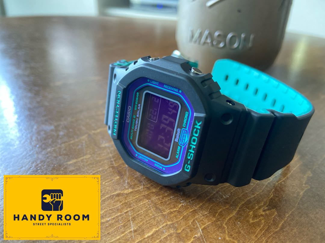 G Shock Bluetooth Gw B5600bl 1d 90 S Tough Solar Joker Retro Harlequin Men S Fashion Watches On Carousell