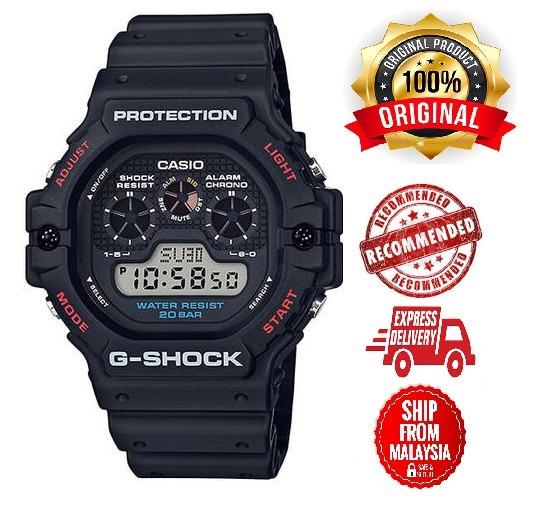 Casio G-Shock DW-5900-1JF Tapak Kucing Japan Set, Men's Fashion