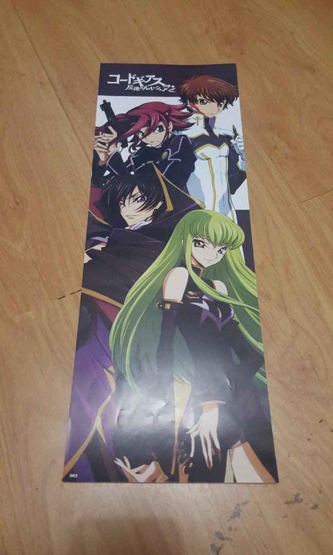 CODE GEASS POSTER, Hobbies & Toys, Toys & Games on Carousell