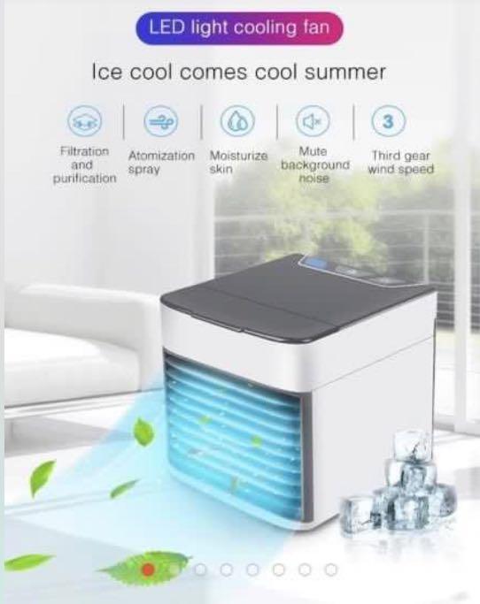 White Fits Nightstand Office Desk 3 Speed Fan CoolAir Ultra Portable Cooling Fan Home & Office Use Personal Space Air Conditioner Kitchen Table Purifier & Humidifier White Fits Nightstand Office Desk 3 Speed Fan CoolAir Ultra Portable Cooling Fan Home & Office Use Personal Space Air Conditioner Kitchen Table Purifier & Humidifier