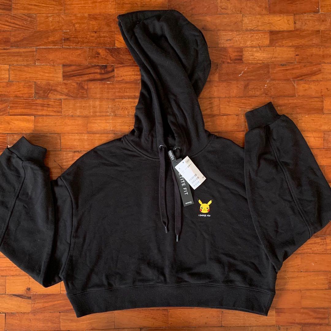 pikachu moletom com capuz h&m