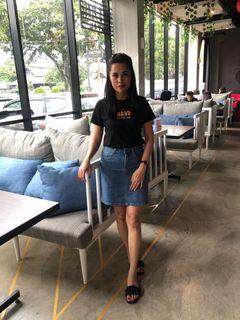 Denim skirt