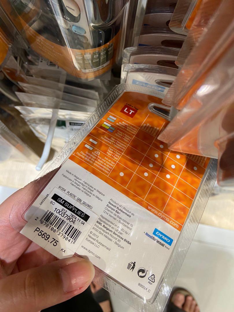 DYMO LETRATAG LABEL MAKER REFILL (Category: Craft Supplies & Tools) located in Manila. Submitted by beisebastian (Listing ID 1070956127, Image 3). Description: SRP: 569.75 .