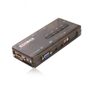 Edimax EK-PSK4 350MHz High Bandwidth 4 Ports PS/2 KVM Switch