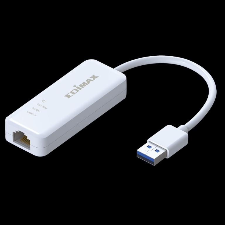 Edimax EU-4306 USB 3.0 Gigabit Ethernet Adapter (Category: Cables & Adaptors) located in Quezon City. Submitted by parabellum_outlet (Listing ID 1071009198, Image 2). Description: Compliant with USB 3.0, 2.0 & 1.1 specifications Supports USB Super/High/Full Speed Supports all USB 3.0 power saving models Supports Wake-on-LAN function Supports IEEE 802.3az (Energy Efficient Ethernet) Supports IEEE 802.1x flow control and 802.1Q VLAN Supports jumbo 