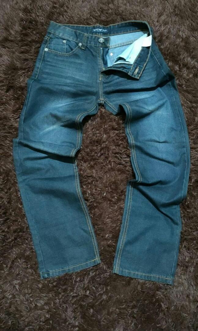 Emporio armani jeans, Fesyen Pria, Pakaian , Bawahan di Carousell