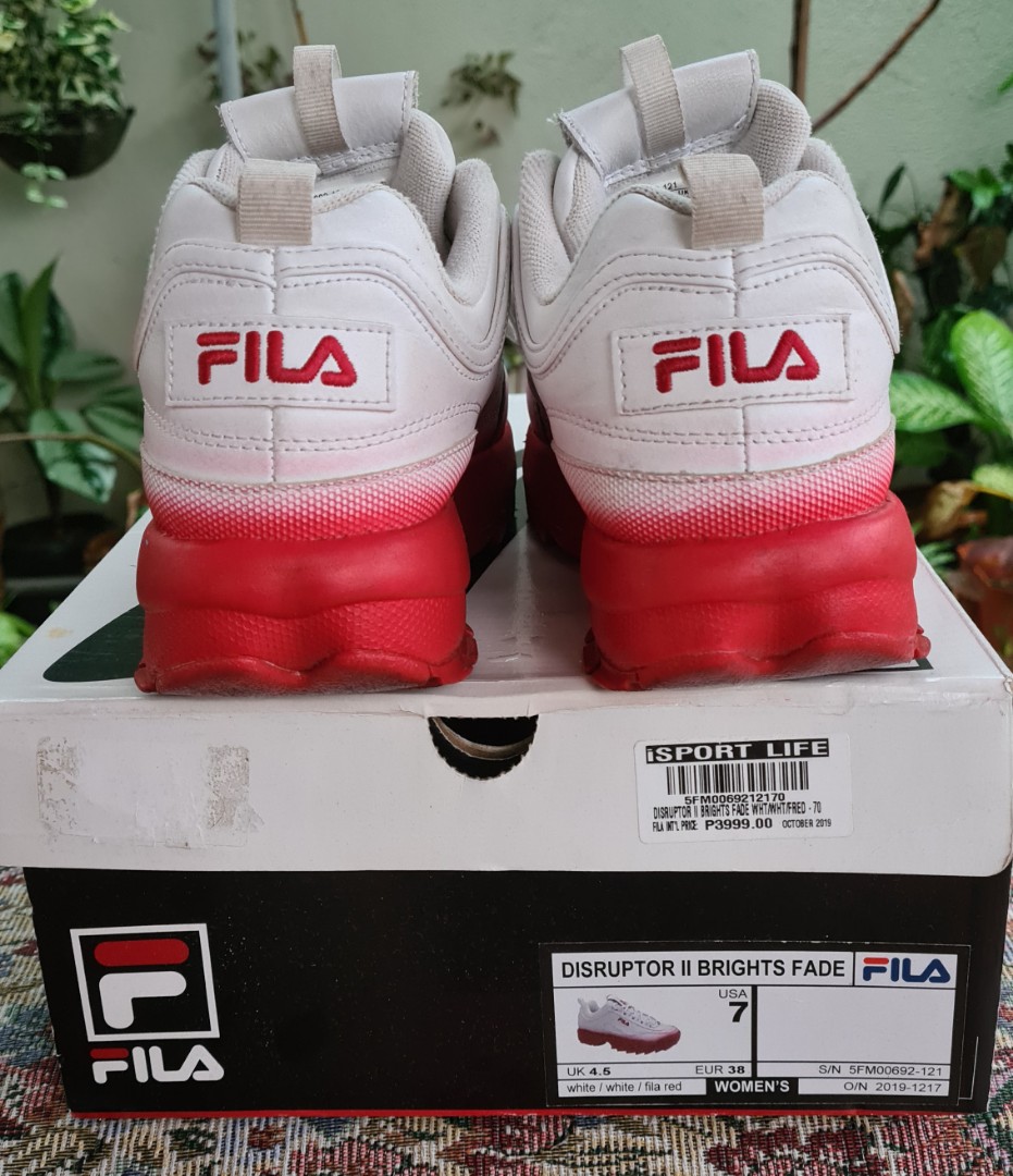 Fila disruptor fade shop