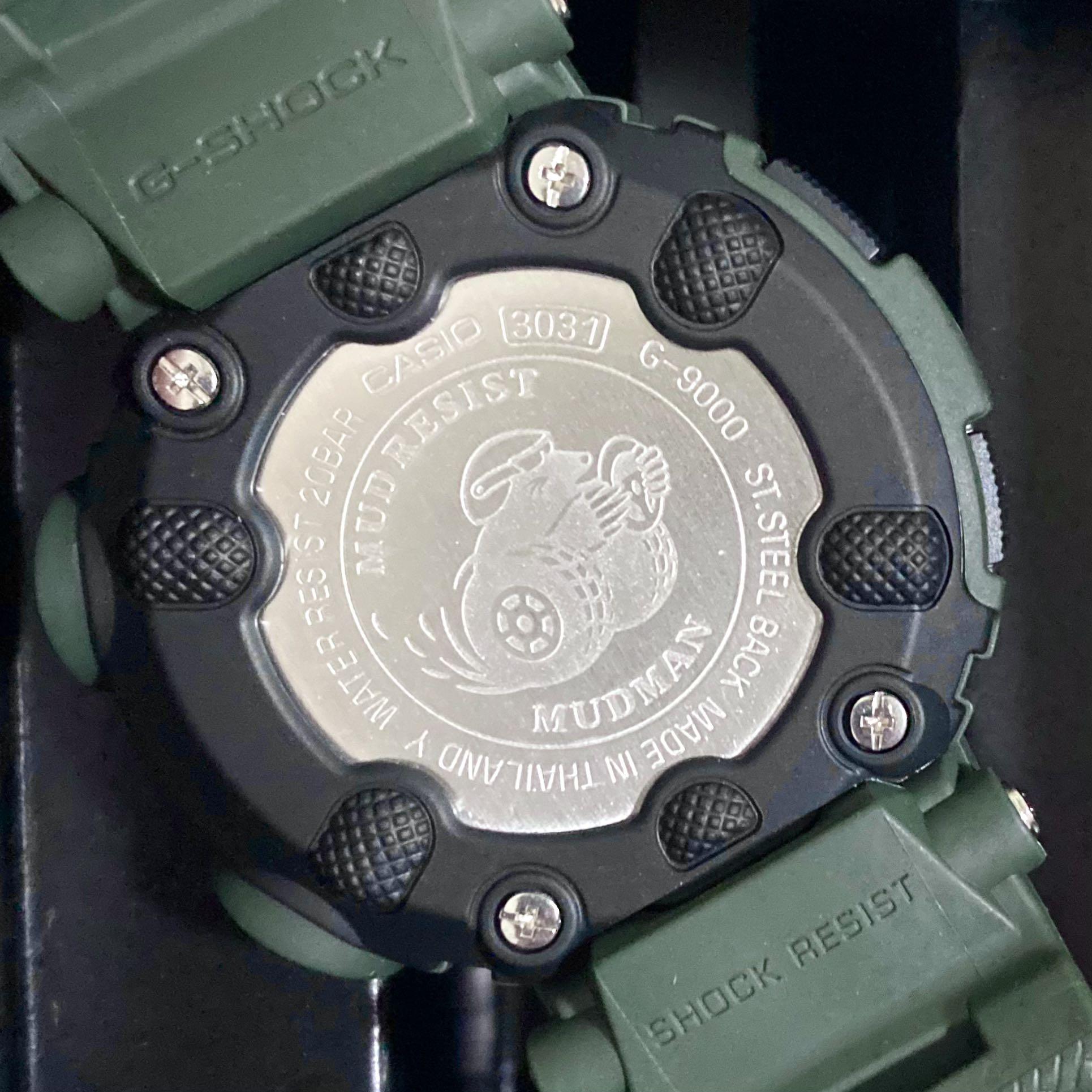 G SHOCK G 9000 3V MUDMAN HIJAU Men s Fashion Watches