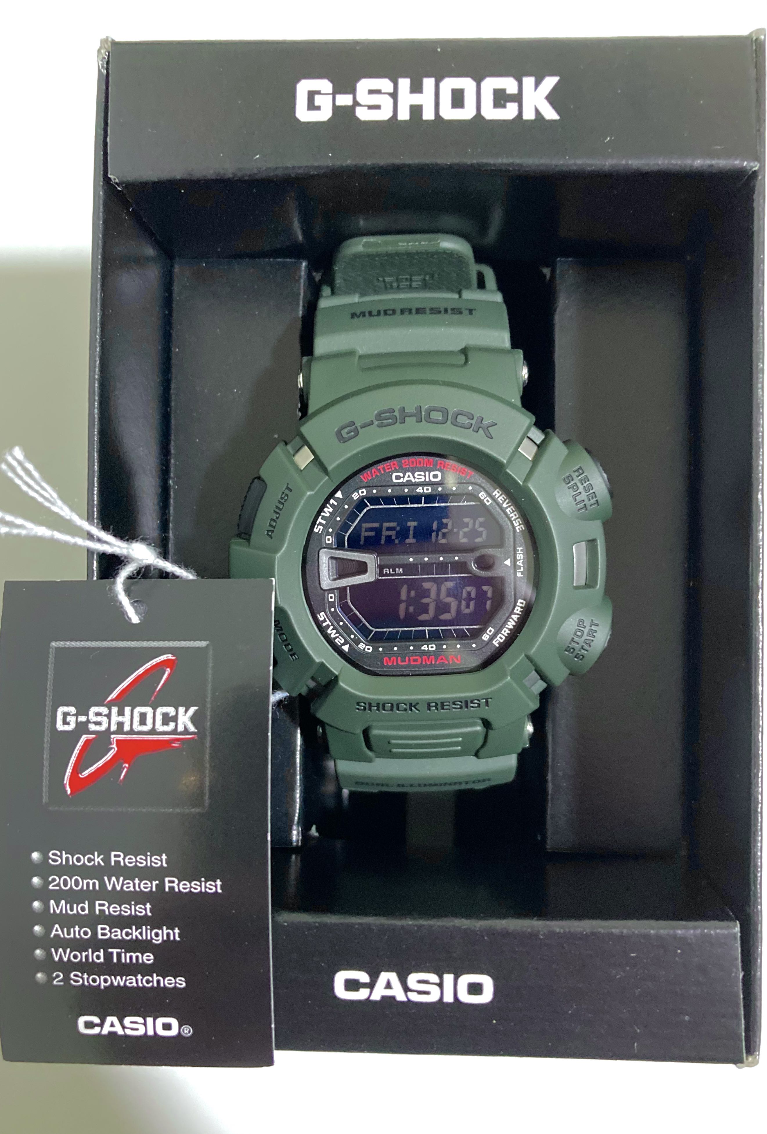 G SHOCK G 9000 3V MUDMAN HIJAU Men s Fashion Watches