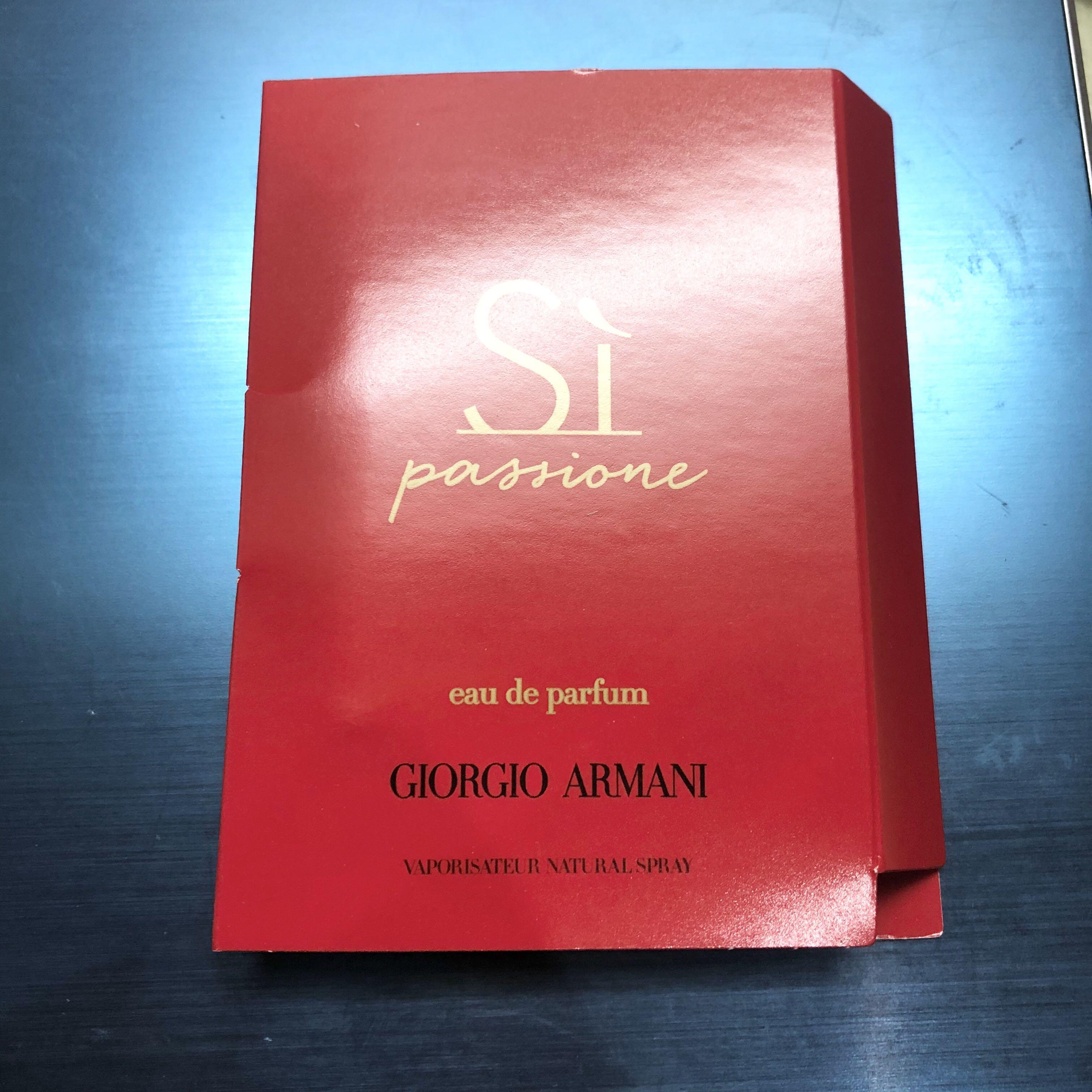 giorgio armani perfume red