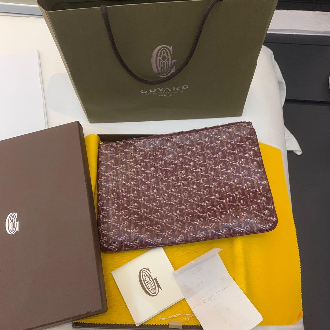 Goyard senat GM pouch, Luxury, Bags & Wallets on Carousell