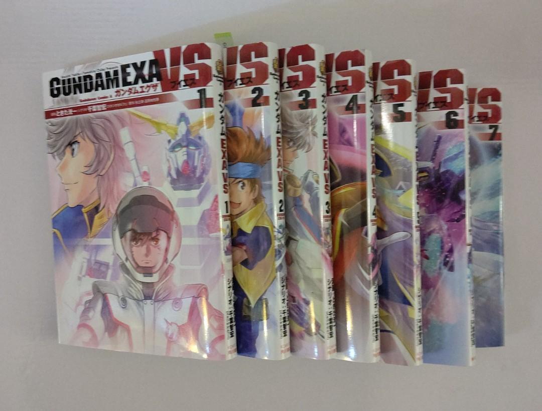 高達gundam Exa 及exa Vs漫畫全套 書本 文具 漫畫 Carousell