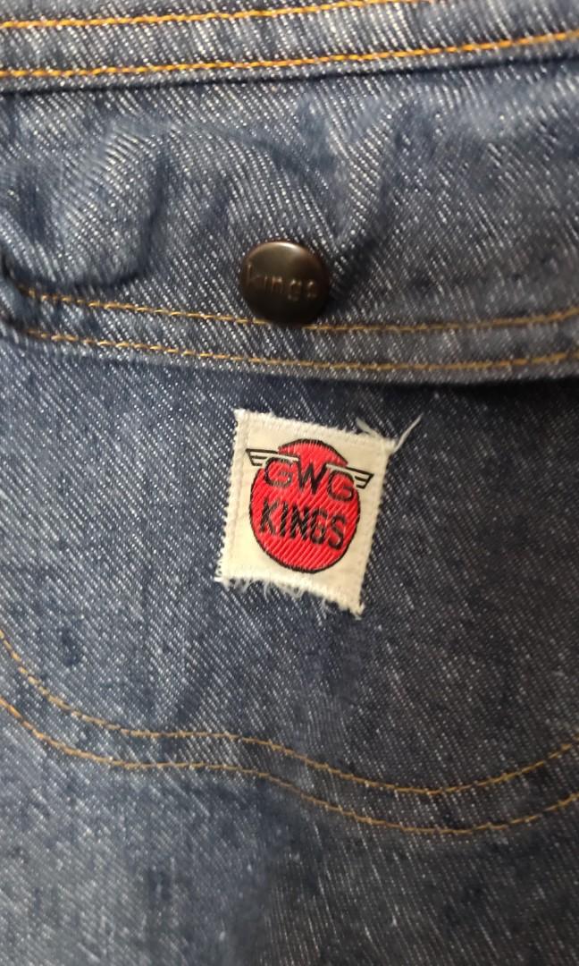 GWG King 70 s Vintage Denim Jacket Men s Fashion Clothes on
