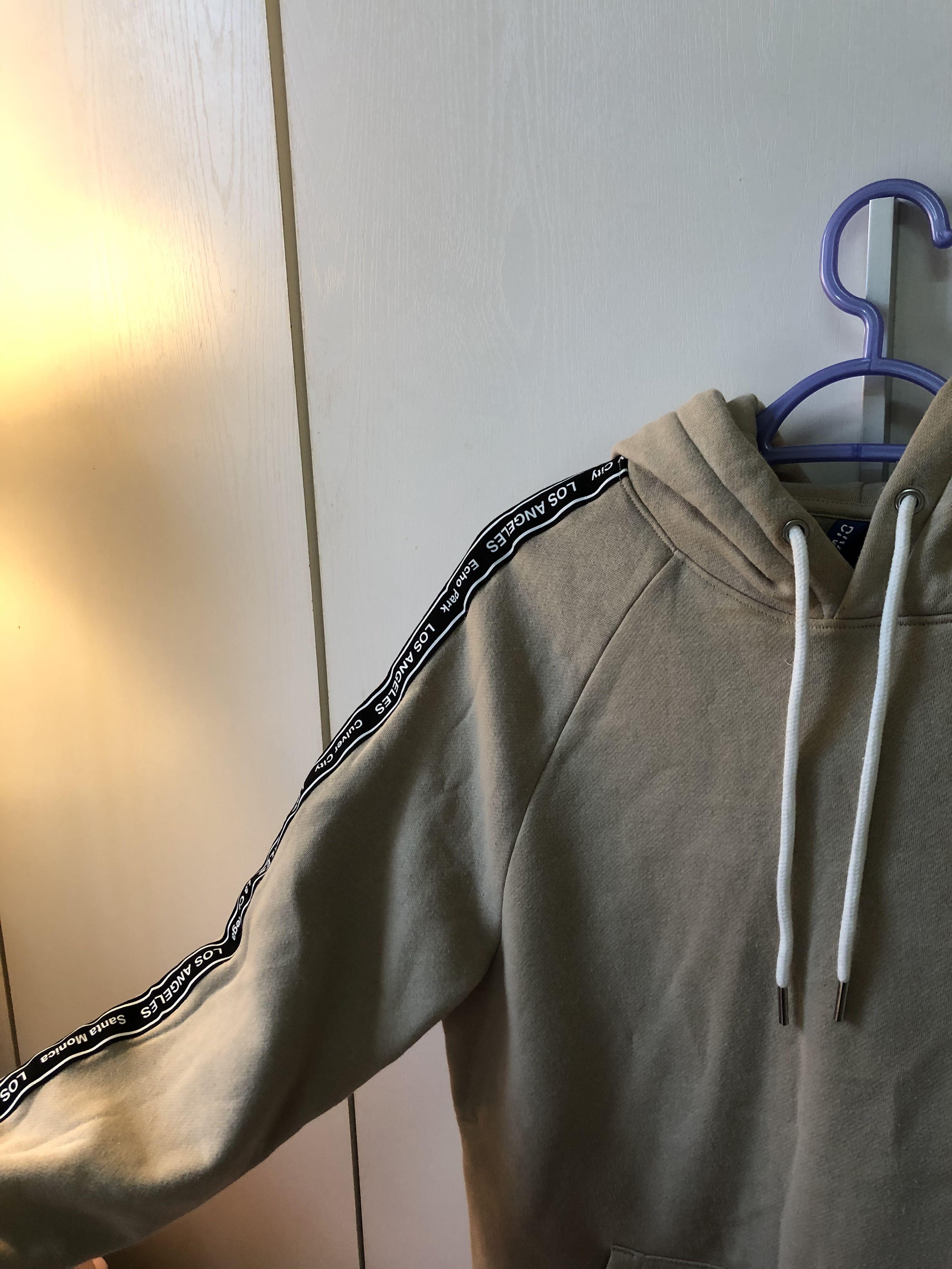 H&m nude hoodie top