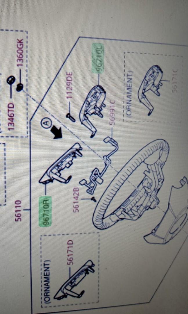 Hyundai Tucson steering wheel control buttons, Car Accessories