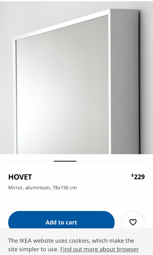 markerad mirror ikea