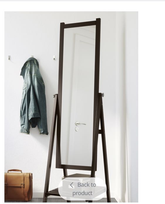 Ikea Standing Mirror, Furniture & Home Living, Home Decor, Mirrors on