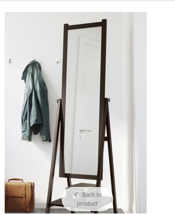 Ikea Standing Mirror, Furniture & Home Living, Home Decor, Mirrors on