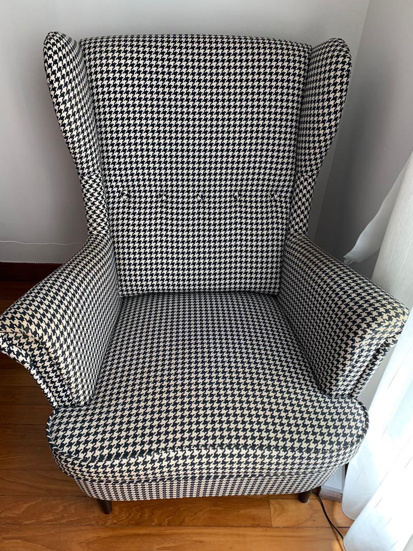 Ikea store houndstooth chair