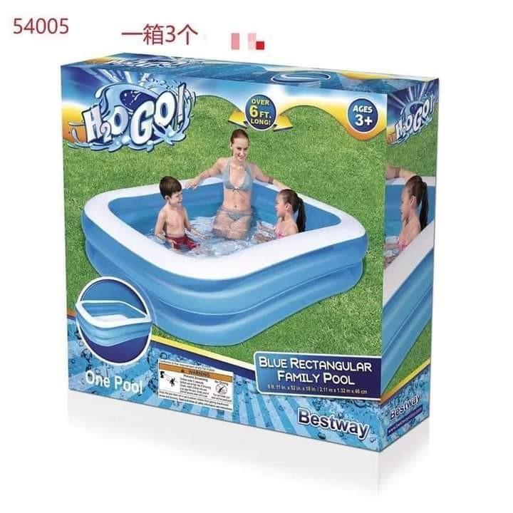 INDOOR SWIMMING POOL (Category: Bathtub & Bath Accessories) located in Mandaluyong City. Submitted by shopmla (Listing ID 1070990075, Image 3). Description: INDOOR SWIMMING POOL Php 1,500. free delivery MM SIZE: 201 CM X 150CM X 51 CM Bdo Bpi family Gcash.