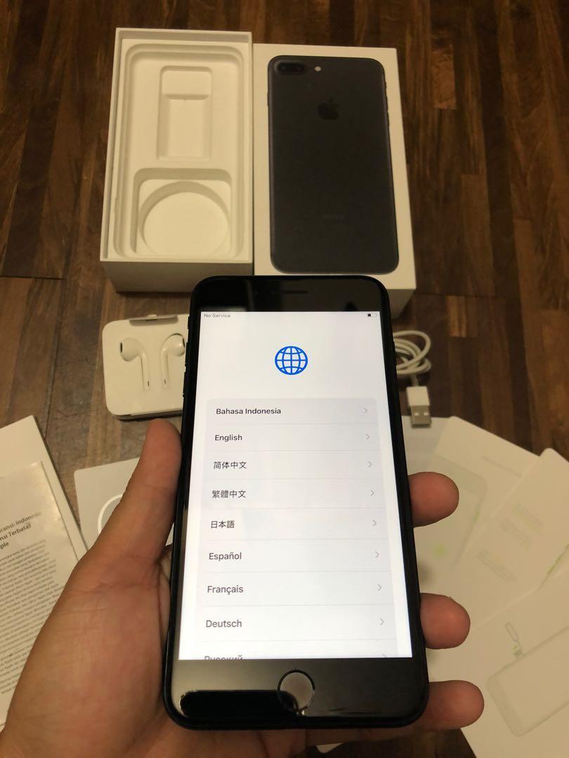 Iphone 7 Plus 128gb Ibox Full Set No Minus Mulus Like New Telepon Seluler Tablet Iphone Iphone 7 Series Di Carousell