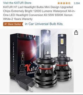 H7 WHITE LED Car Truck Headlight Bulbs HID 5K 5000k OPT7 Headlamp