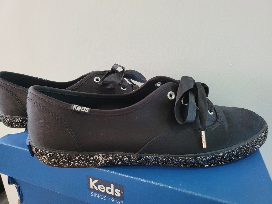 black sparkle keds