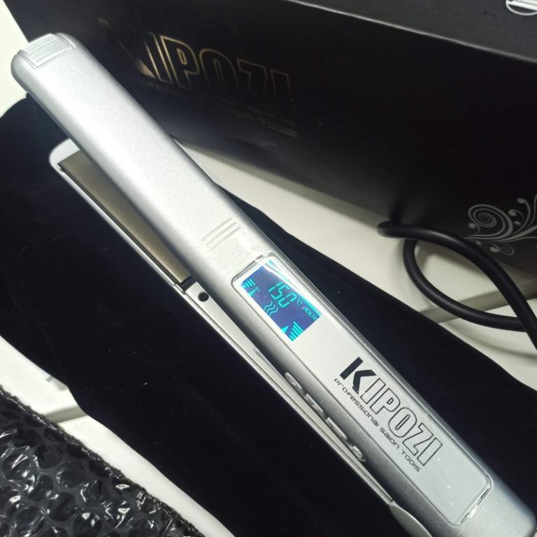 Kipozi professional flat iron titanium 1 inch hair straightener sale