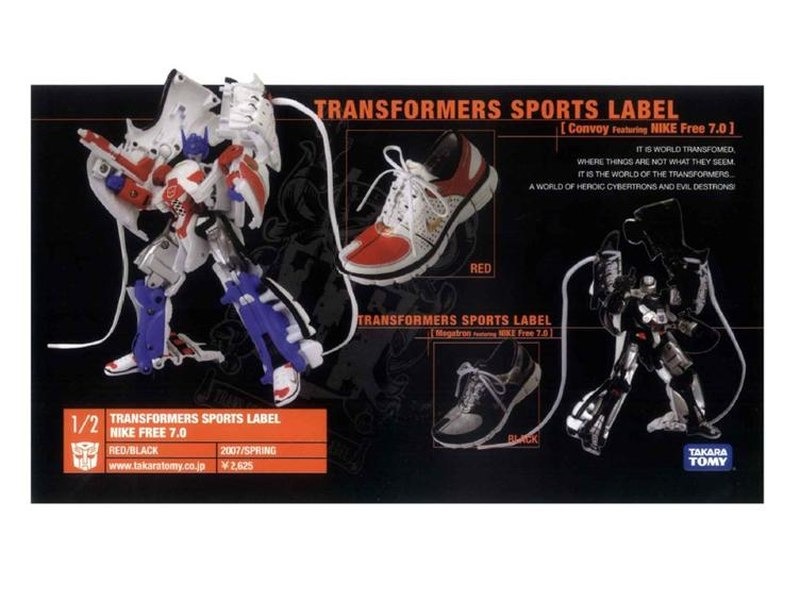 Limited Edition Transformers Sports Label Feat. Nike Free 7.0 By TakaraTomy OPTIMUS PRIME