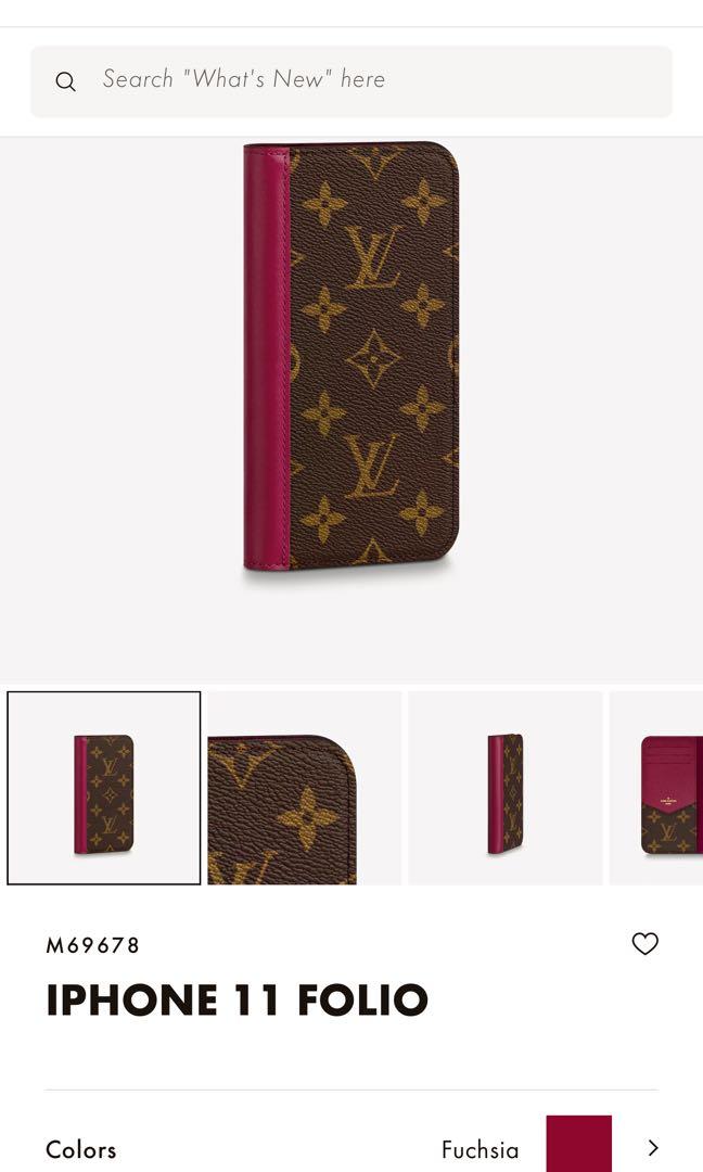 louis vuitton iphone 11 folio