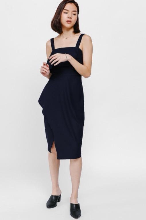 asymmetrical flounce dress Asymmetrical Flounce Gown – Sew Anastasia main image 0
