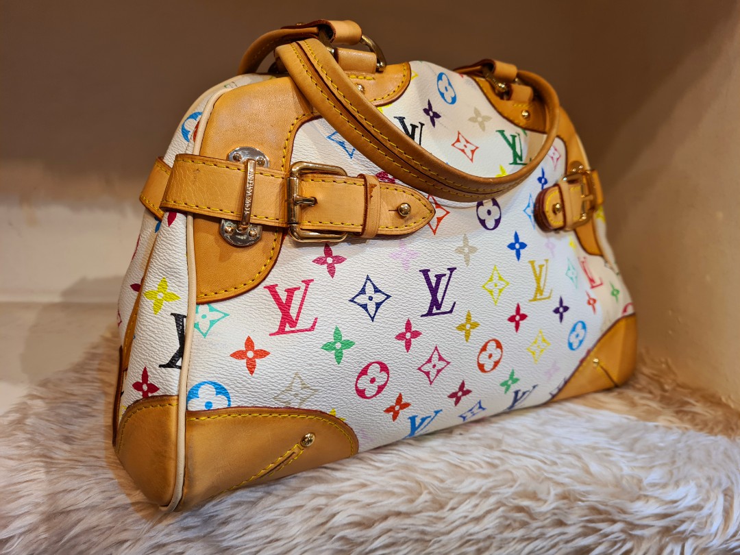 Louis Vuitton Multicolor Claudia White Canvas – l'Étoile de Saint