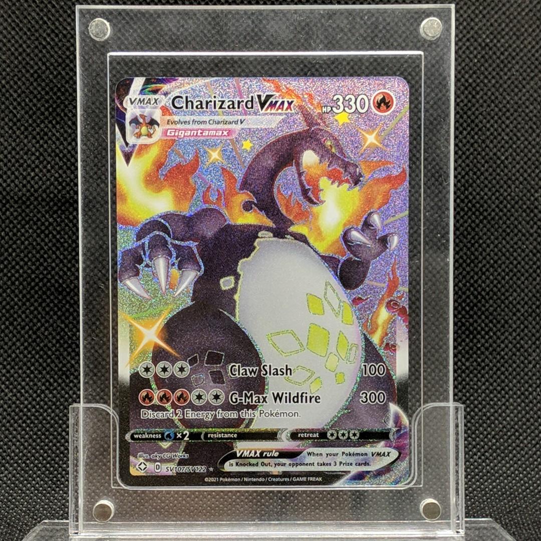 Nm Charizard Vmax Shining Fates Pokemon Card Hobbies Toys Toys Games On Carousell