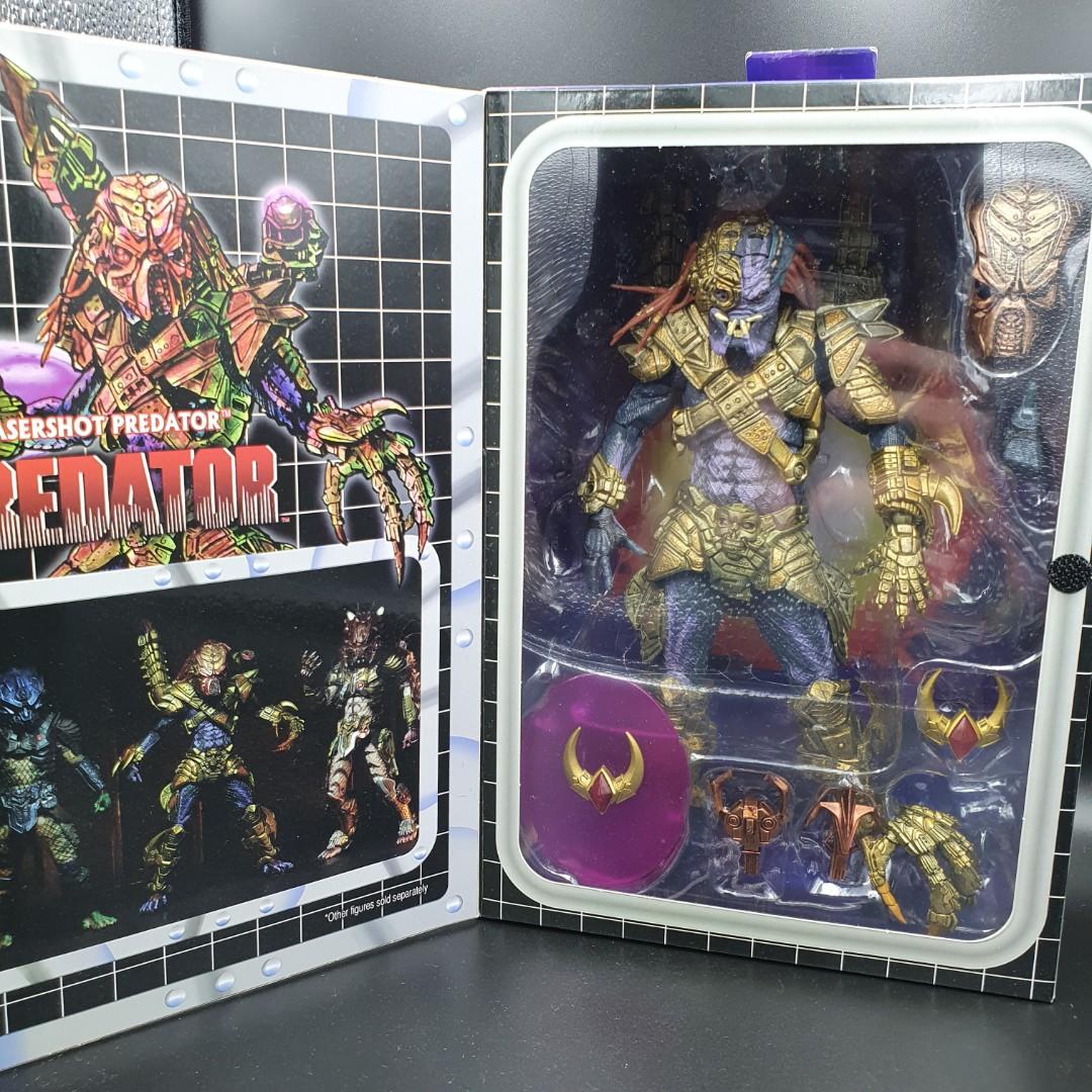 NECA BIB ORIGINAL ULTIMATE LASER SHOT PREDATOR KENNER TRIBUTE