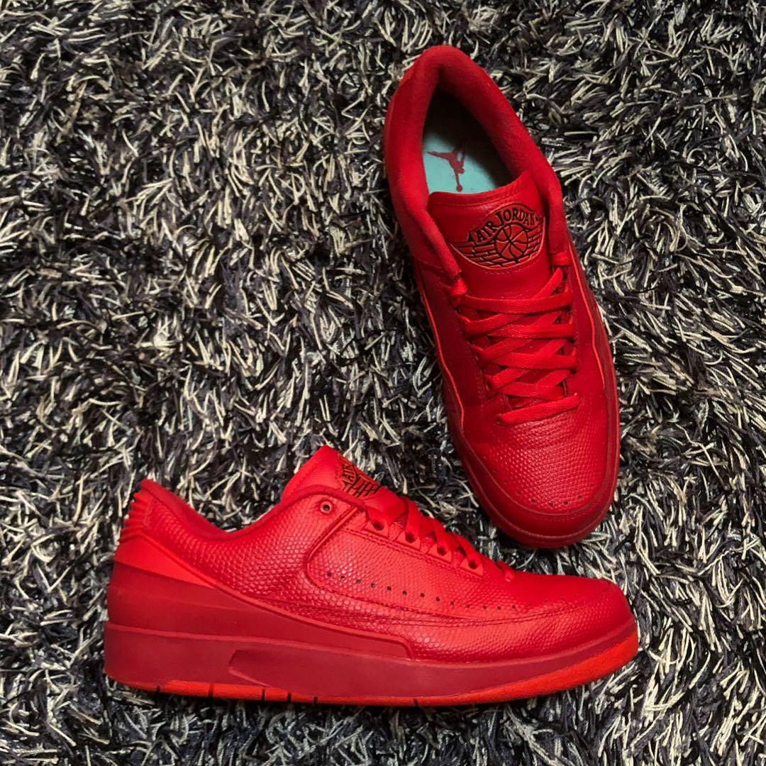 Nike air jordan 2 retro low gym red online