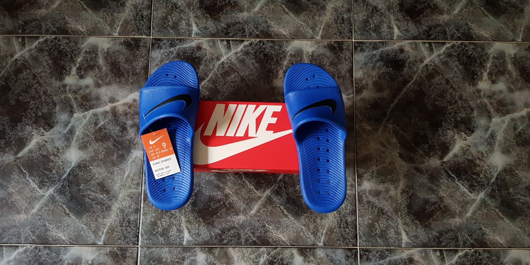 nike kawa slide red