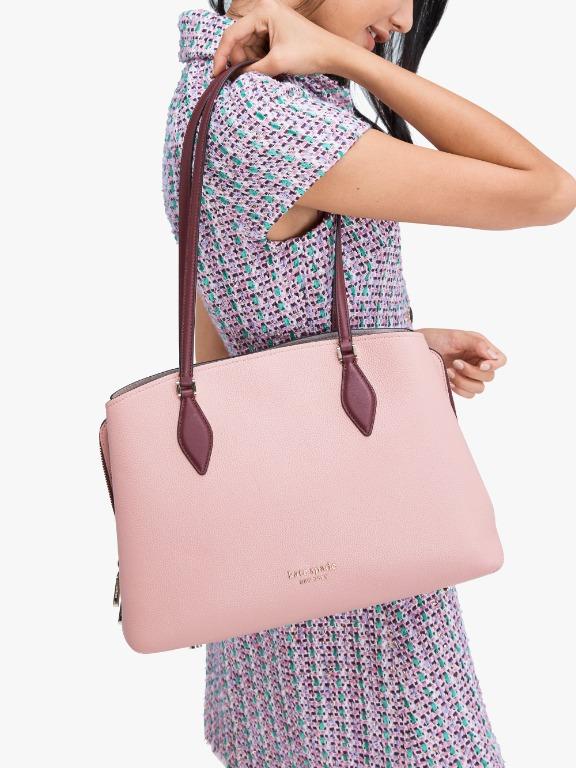 NWT) KATE SPADE - ZEEZEE LARGE WORK TOTE PXR00050, Luxury, Bags & Wallets  on Carousell