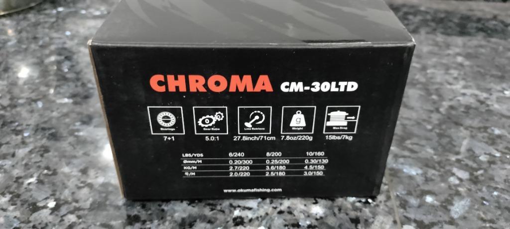 Okuma Chroma Spinning Reel (Limited Edition) CM-30LTD, Sports