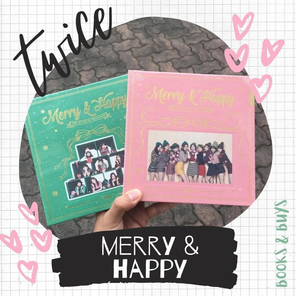 On Hand Twice Merry Happy Sealed Album Hobbies Toys Memorabilia Collectibles K Wave On Carousell