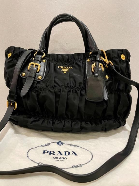 Prada Tessuto Nylon Gaufre Shoulder Bag