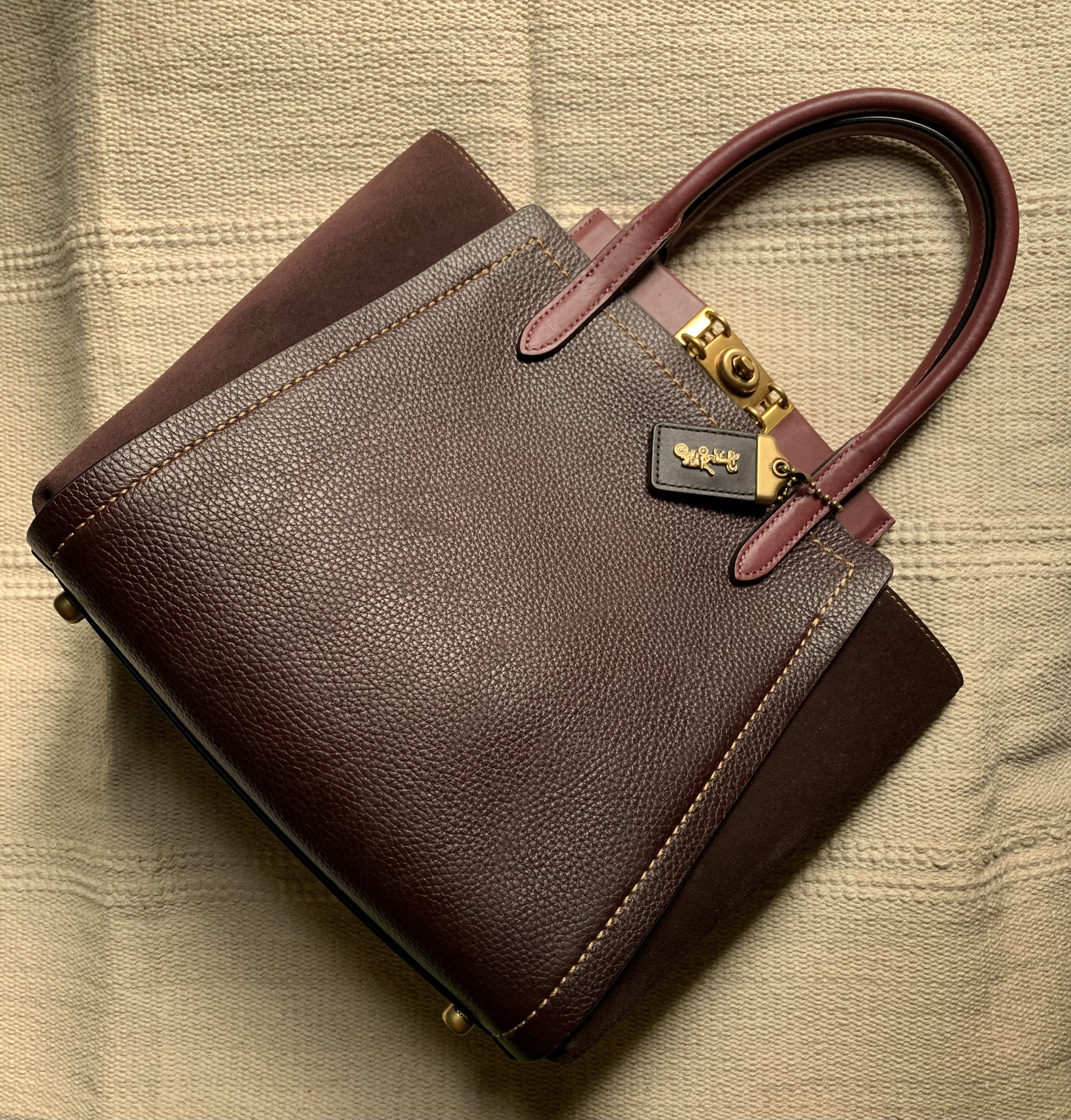 Coach troupe leather best sale tote